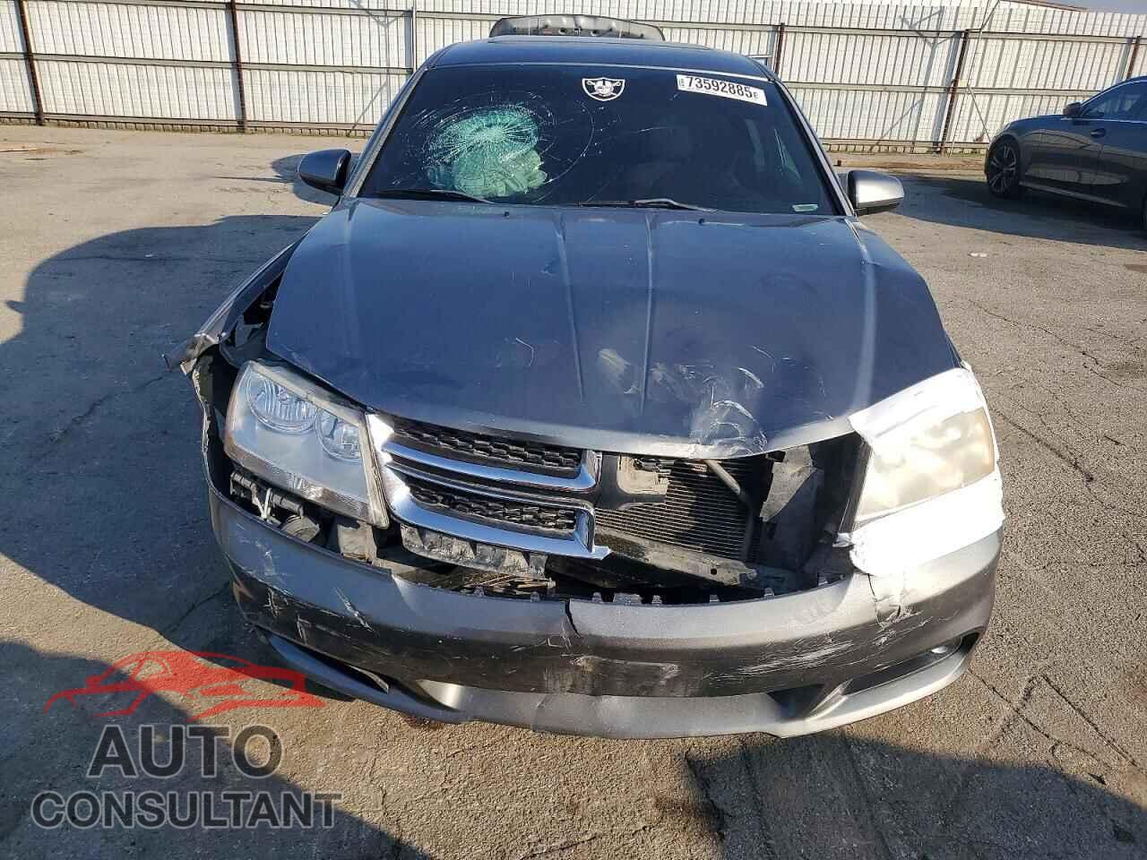 DODGE AVENGER 2011 - 1B3BD1FGXBN584714