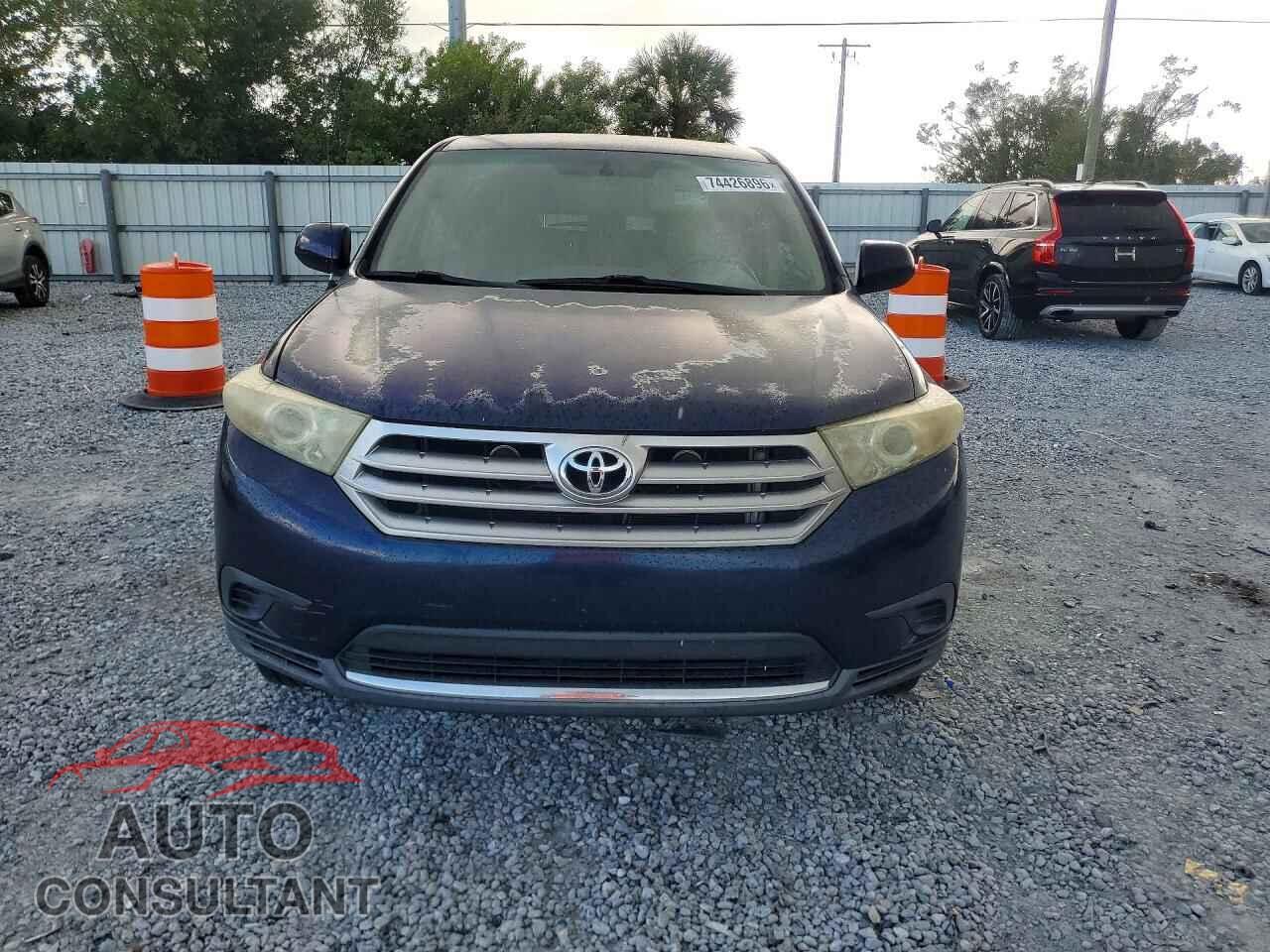 TOYOTA HIGHLANDER 2012 - 5TDZK3EH7CS086801