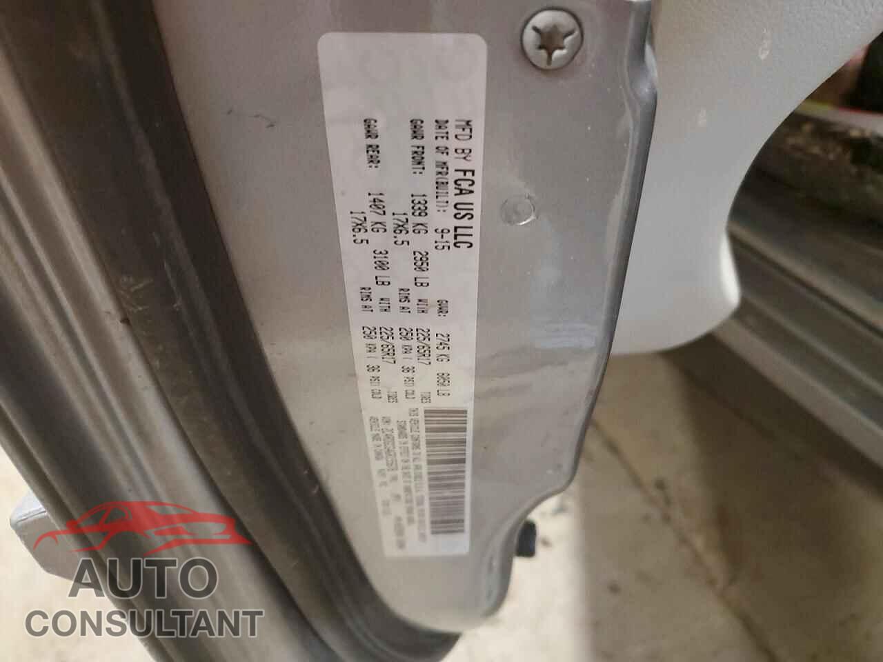 DODGE CARAVAN 2016 - 2C4RDGCG4GR155678