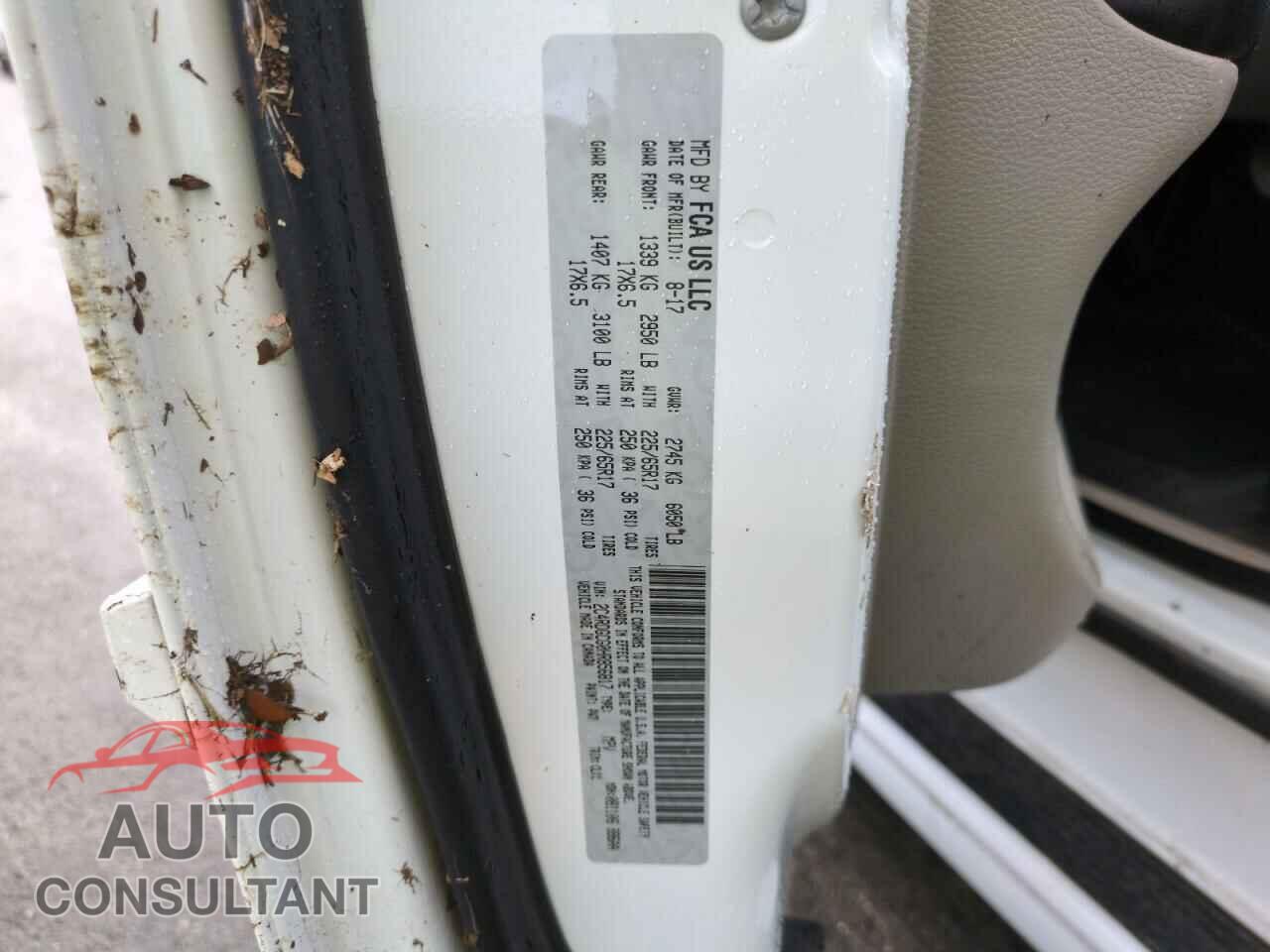 DODGE CARAVAN 2017 - 2C4RDGCG0HR856817