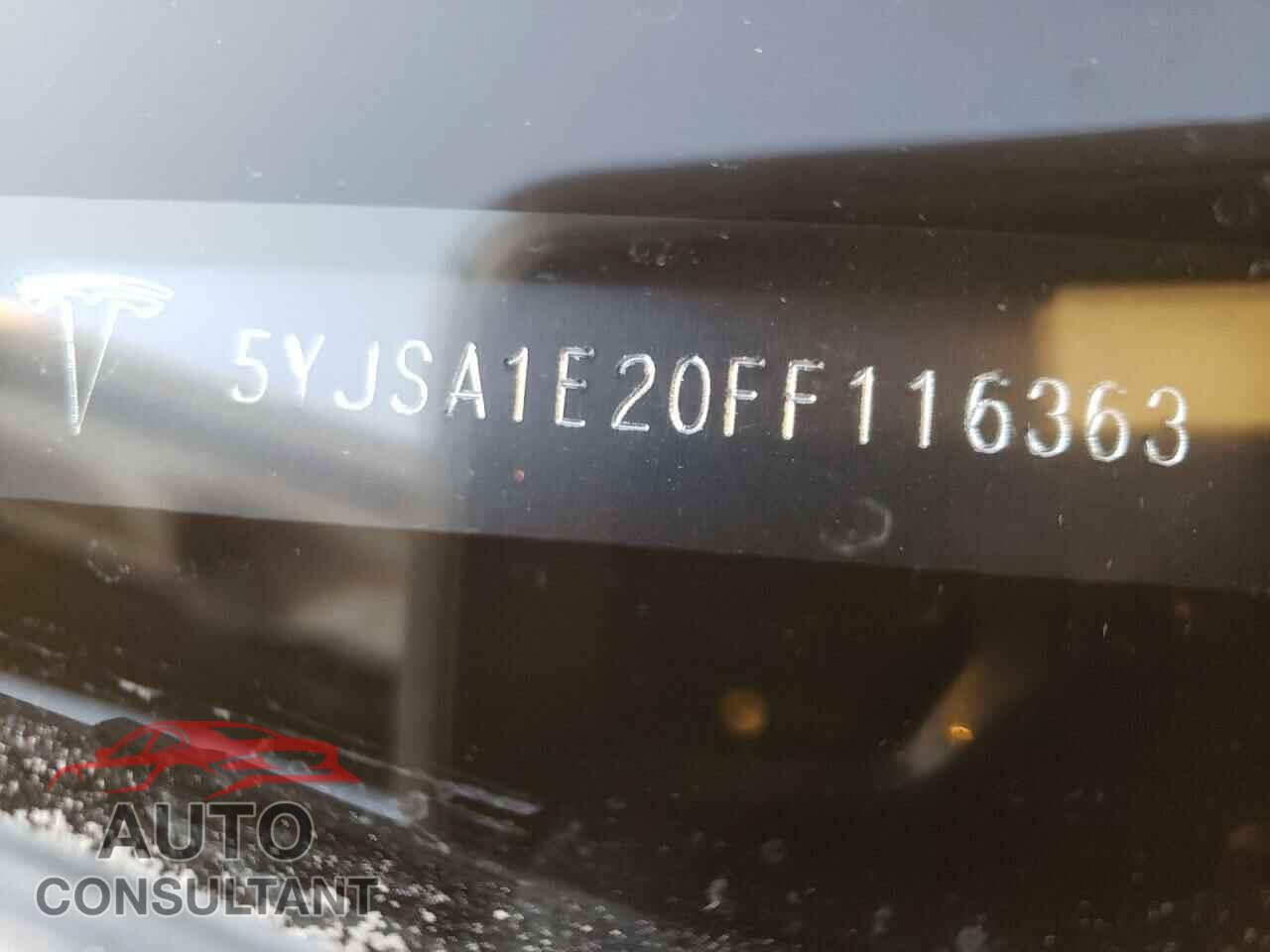 TESLA MODEL S 2015 - 5YJSA1E20FF116363