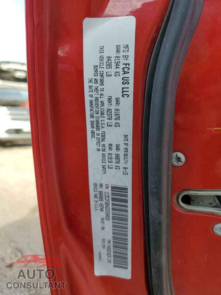 DODGE DART 2016 - 1C3CDFBB4GD530059