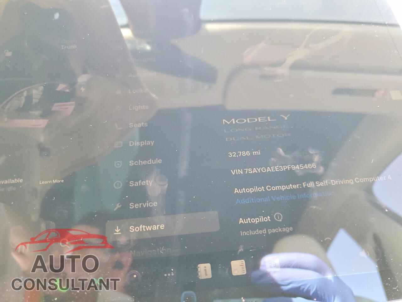 TESLA MODEL Y 2023 - 7SAYGAEE3PF945466