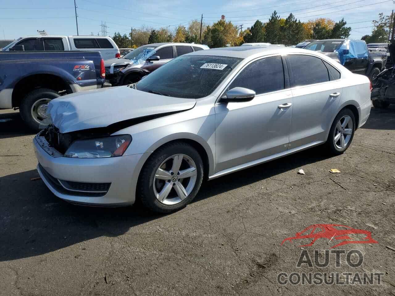 VOLKSWAGEN PASSAT 2012 - 1VWBN7A39CC016600