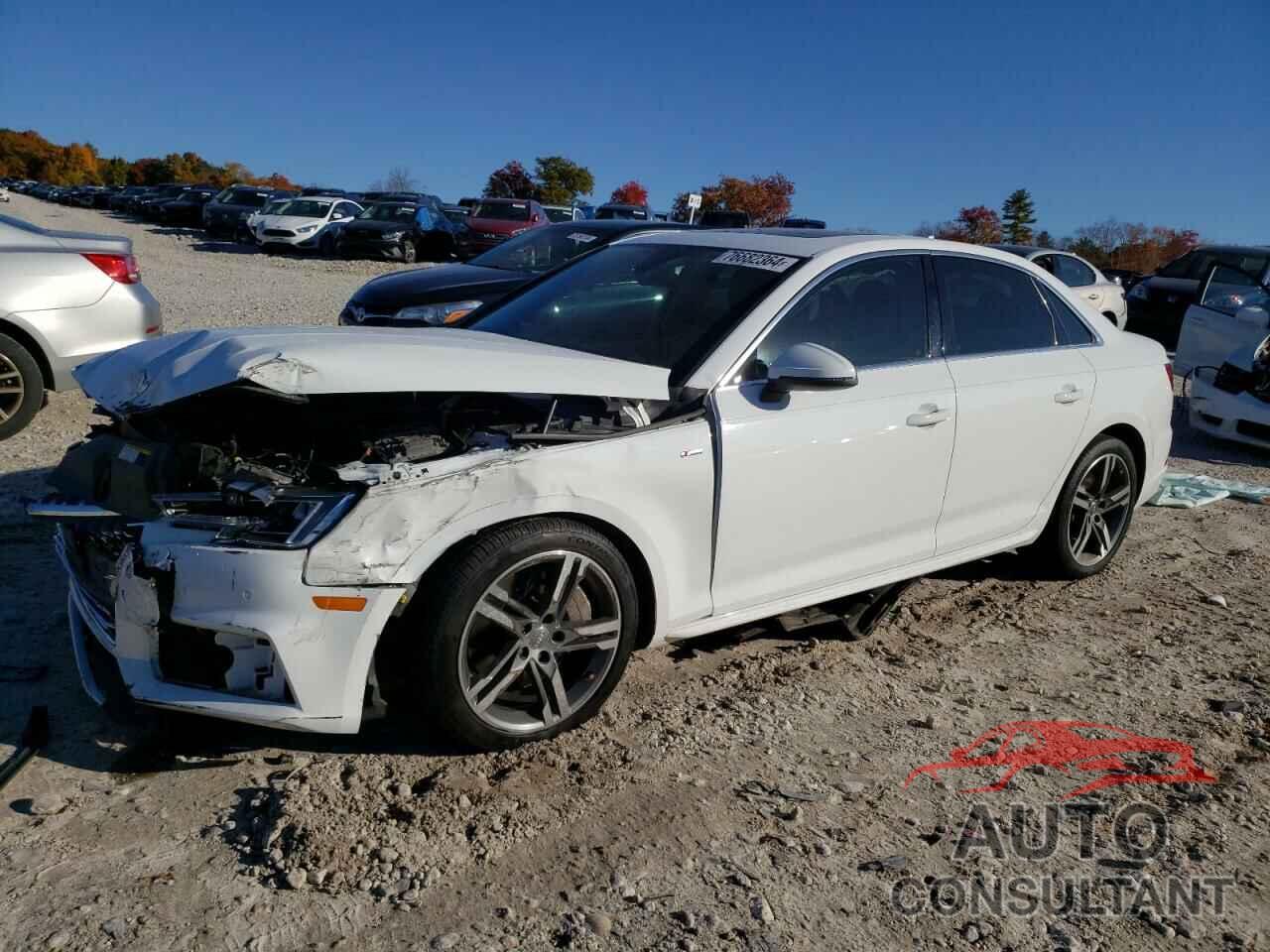 AUDI A4 2017 - WAUPNAF48HN058434