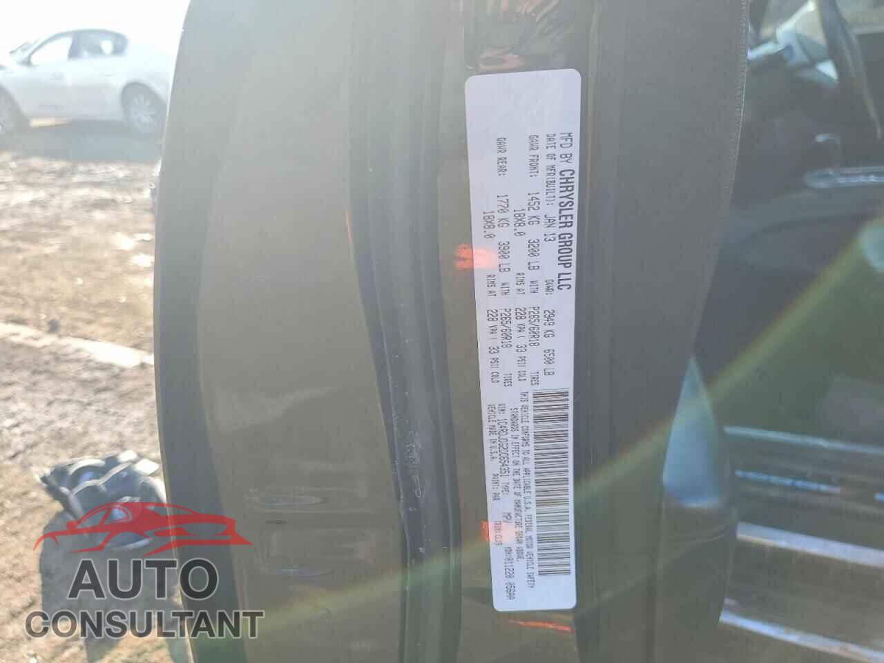 DODGE DURANGO 2013 - 1C4RDJDG2DC654351