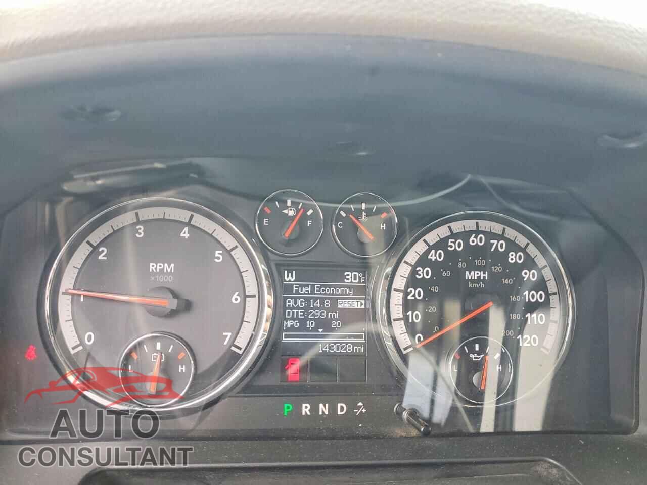 DODGE RAM 1500 2012 - 1C6RD7LT6CS125367