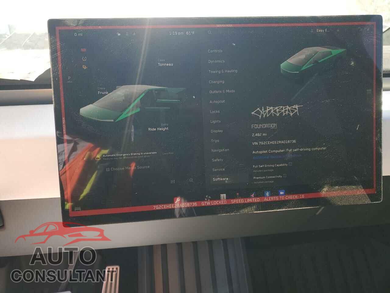 TESLA CYBERTRUCK 2024 - 7G2CEHEE2RA018736