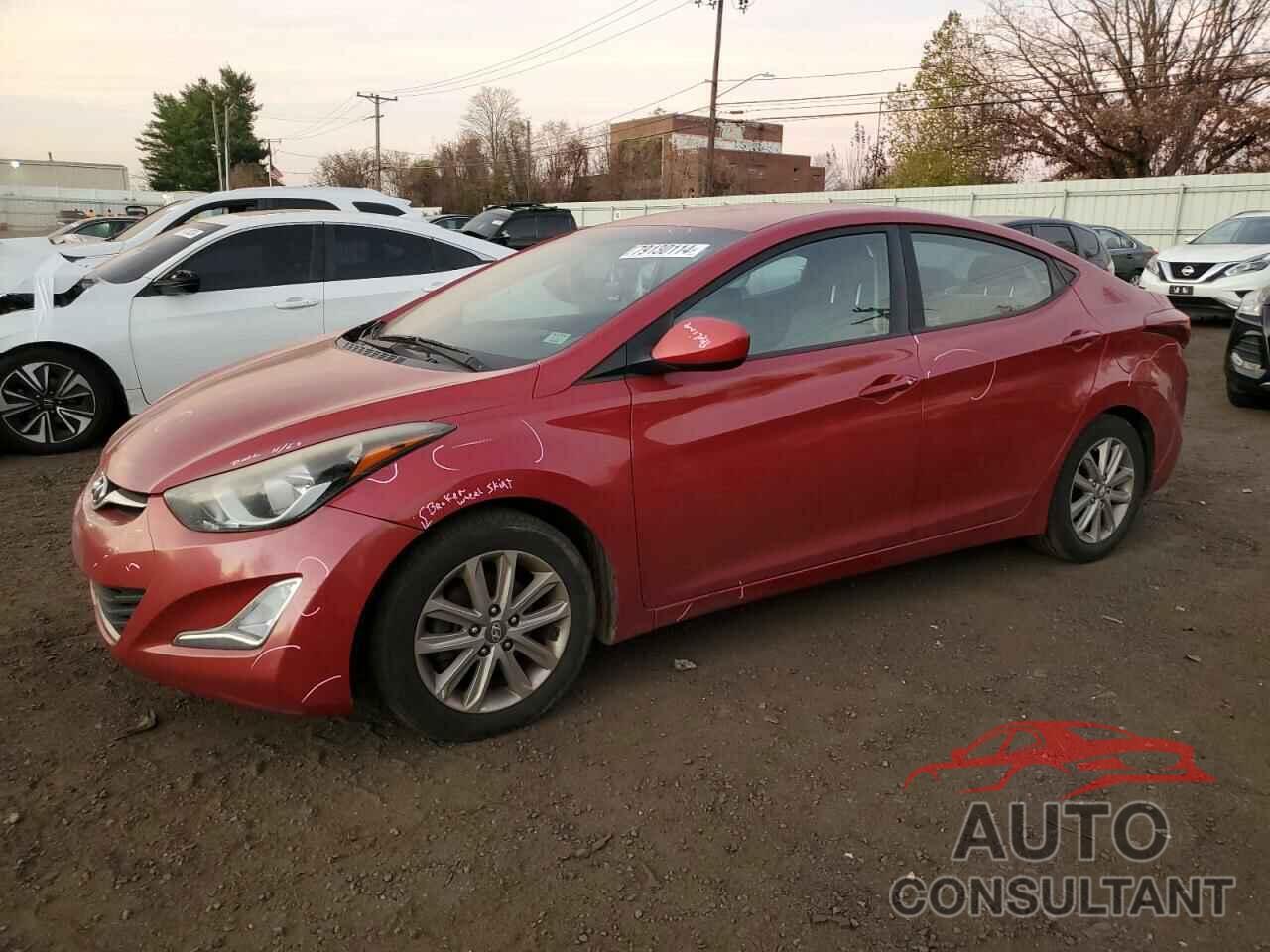 HYUNDAI ELANTRA 2014 - KMHDH4AE6EU180916