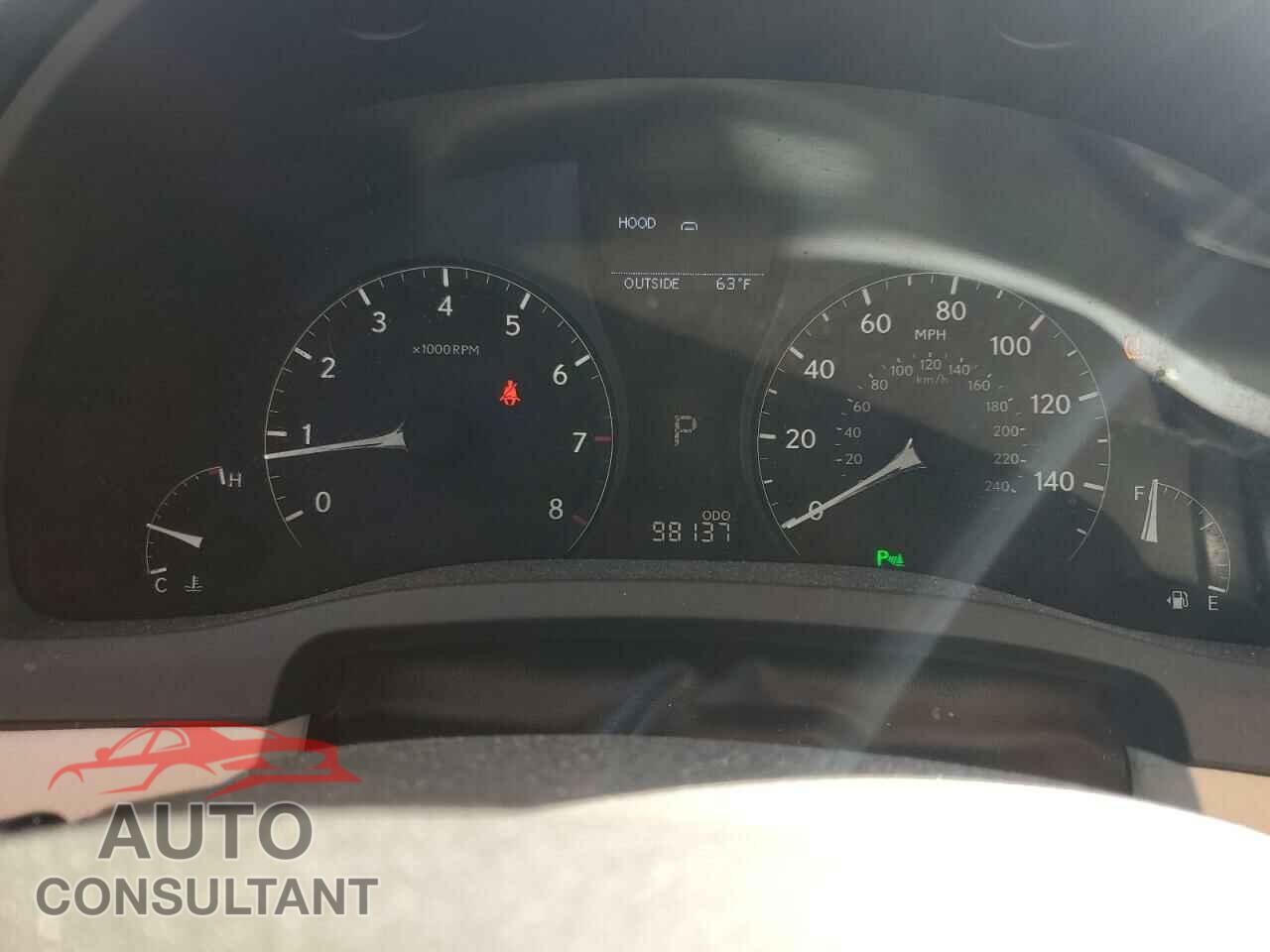 LEXUS RX350 2012 - 2T2BK1BA5CC140825