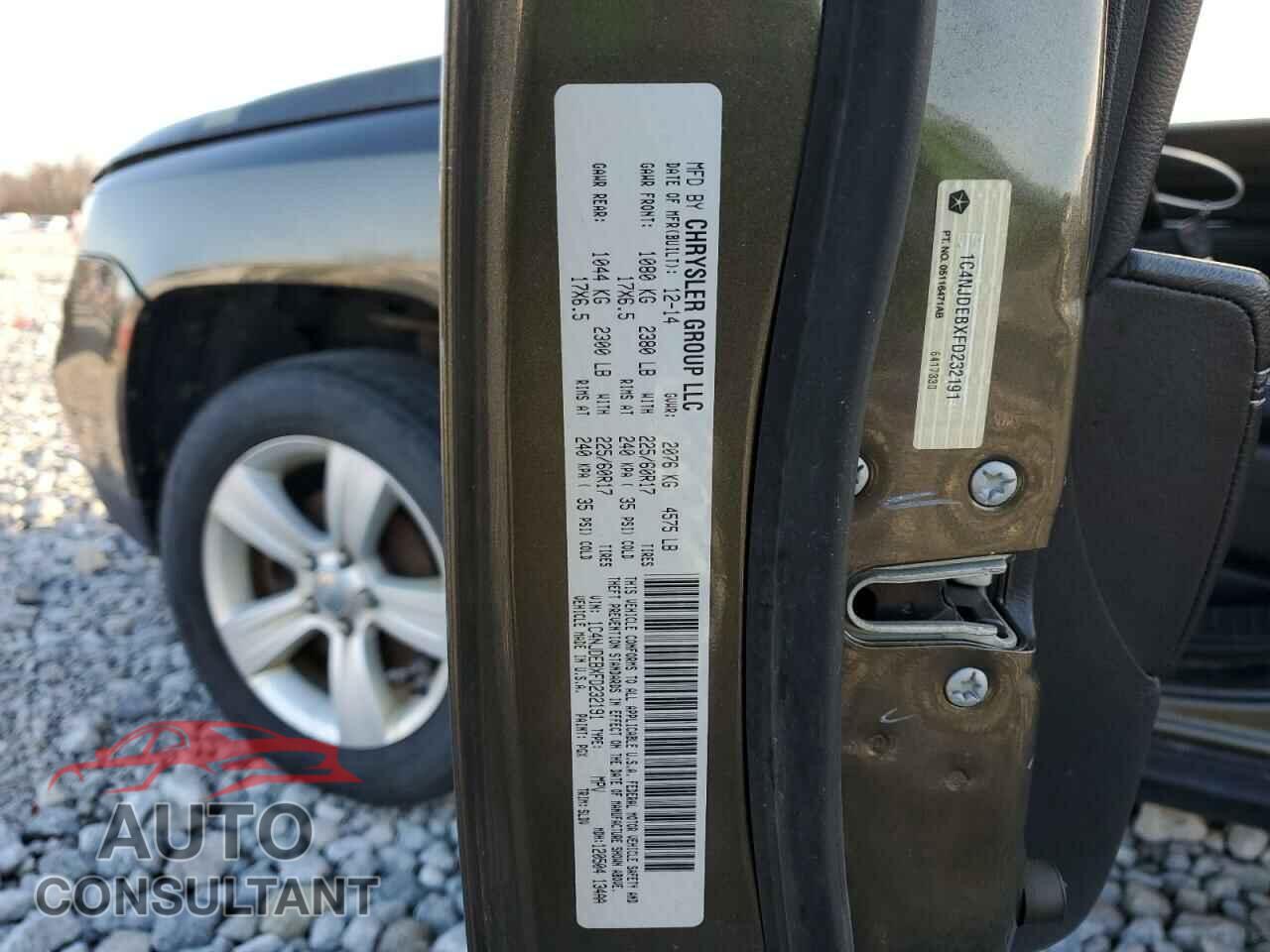 JEEP COMPASS 2015 - 1C4NJDEBXFD232191
