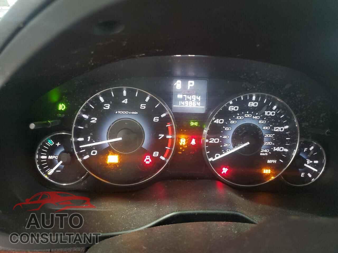 SUBARU OUTBACK 2011 - 4S4BRBKC3B3355291