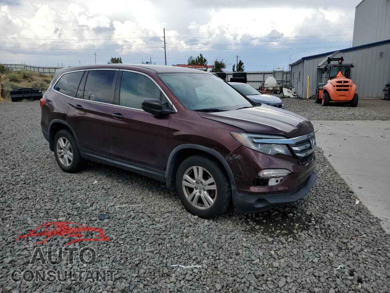 HONDA PILOT 2017 - 5FNYF6H19HB078145