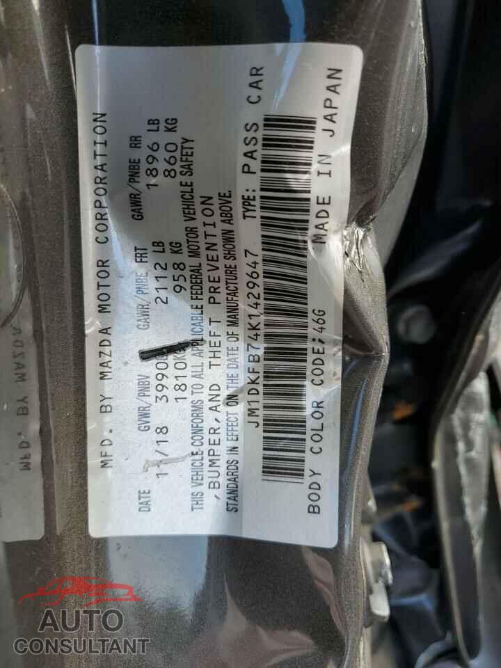 MAZDA CX-3 2019 - JM1DKFB74K1429647