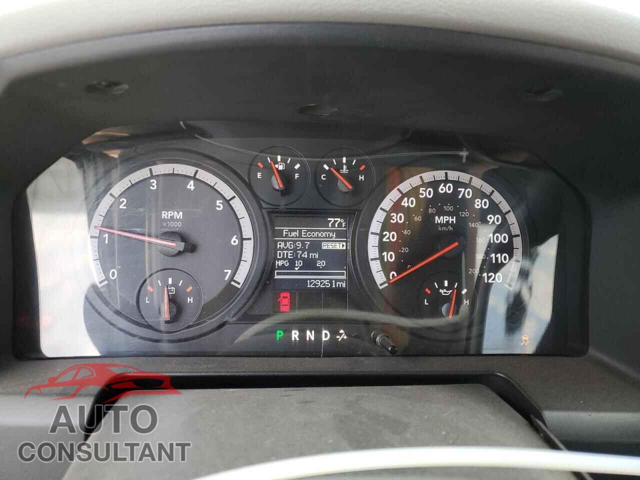 DODGE RAM 2500 2012 - 3C6TD5CT4CG321437