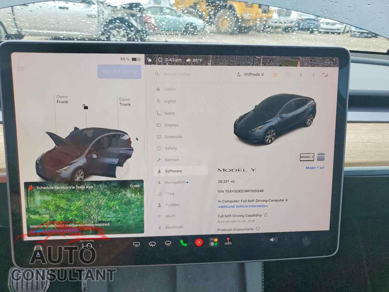 TESLA MODEL Y 2024 - 7SAYGDED3RF005048
