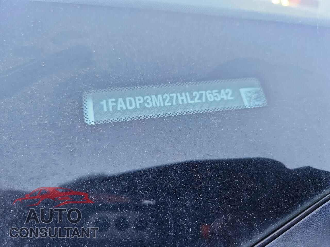 FORD FOCUS 2017 - 1FADP3M27HL276542