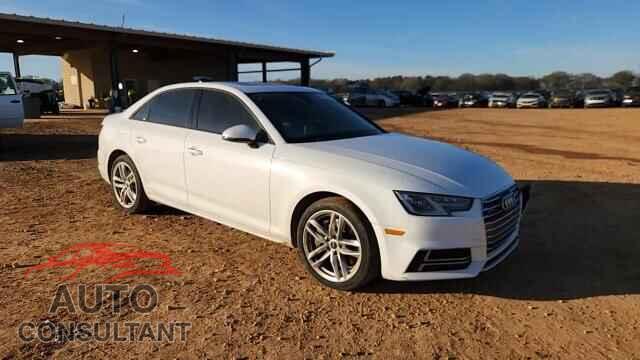 AUDI A4 2017 - WAUDNAF4XHN045249