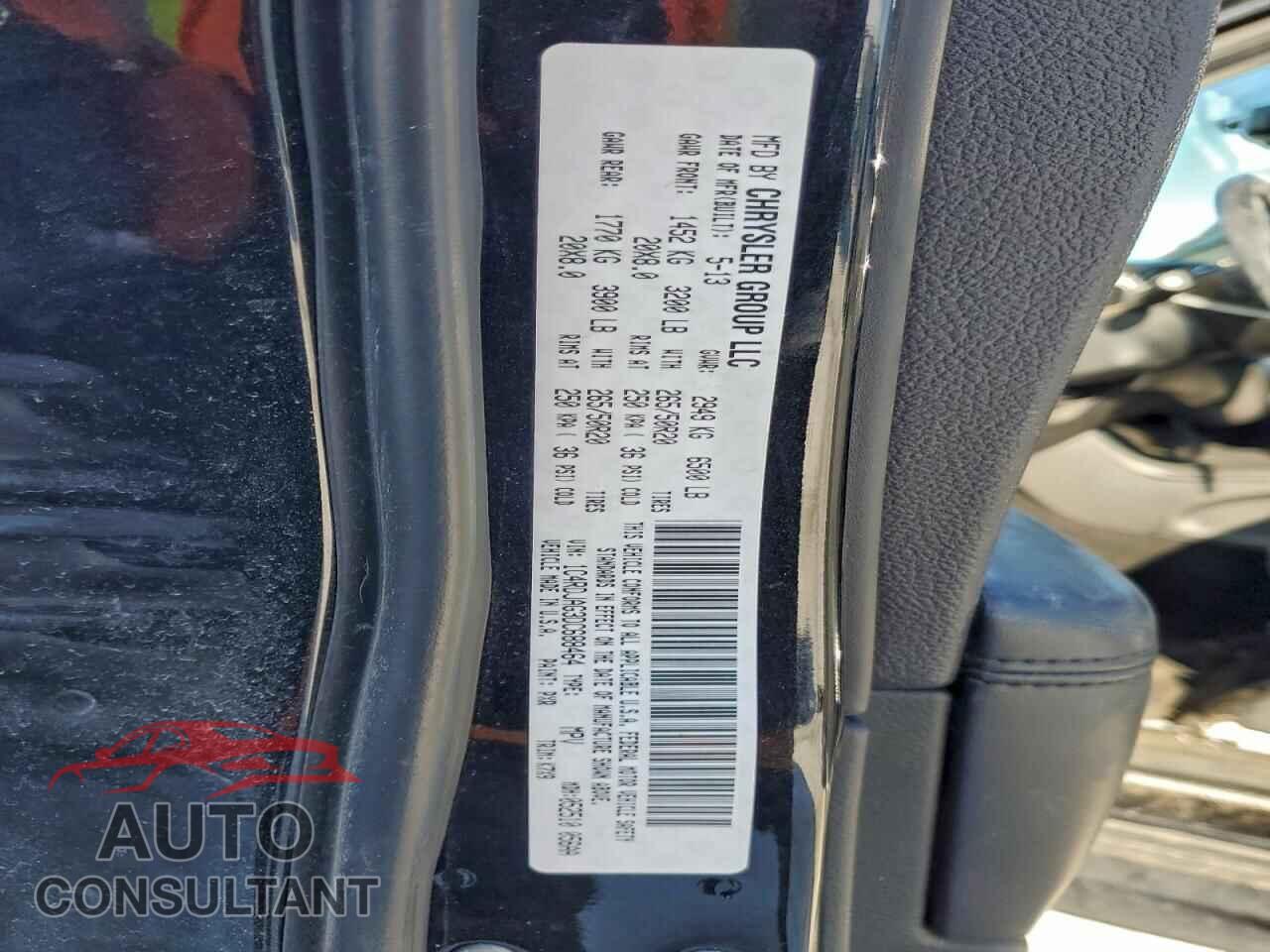 DODGE DURANGO 2013 - 1C4RDJAG3DC688464