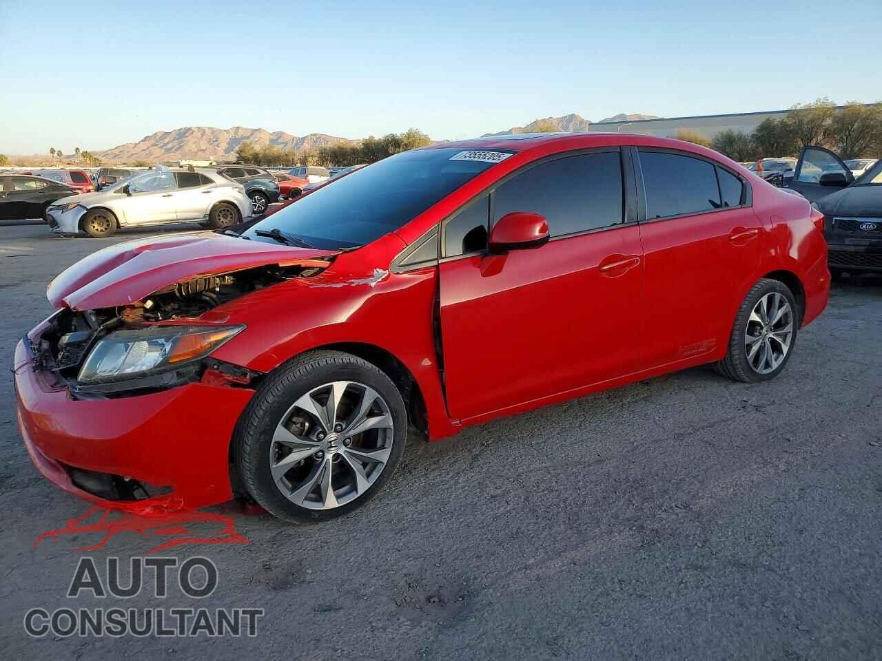 HONDA CIVIC 2012 - 2HGFB6E54CH704599