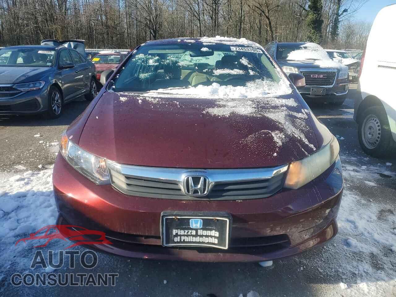 HONDA CIVIC 2012 - 2HGFB2F51CH605813