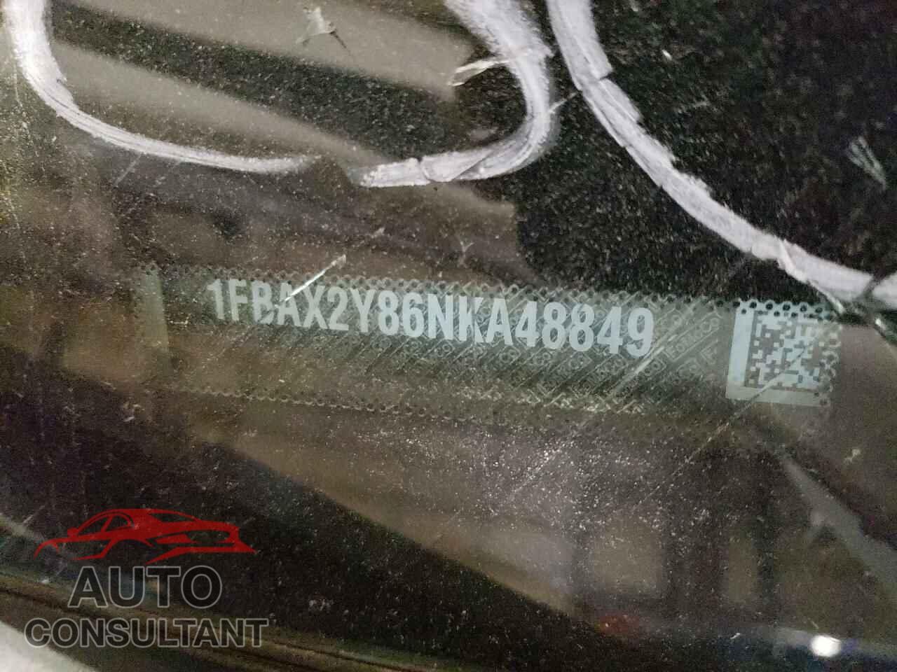 FORD TRANSIT 2022 - 1FBAX2Y86NKA48849