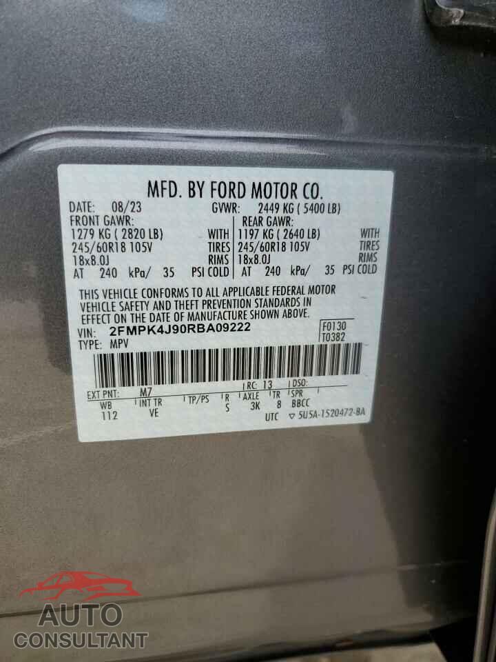 FORD EDGE 2024 - 2FMPK4J90RBA09222