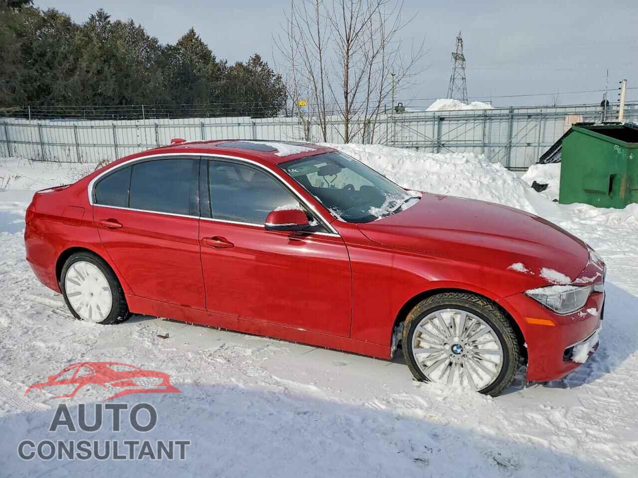 BMW 3 SERIES 2013 - WBA3B3C5XDF543534