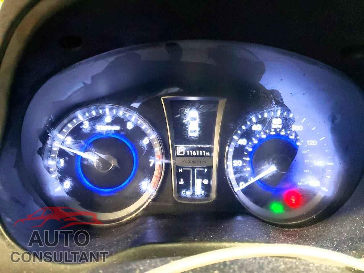 HYUNDAI AZERA 2012 - KMHFH4JG3CA189372