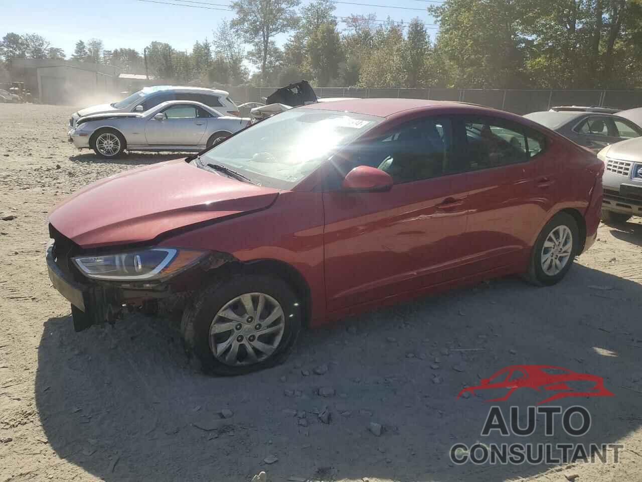 HYUNDAI ELANTRA 2018 - KMHD74LF9JU614412