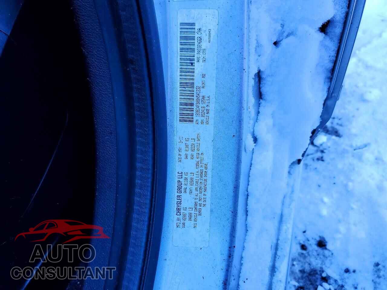 DODGE AVENGER 2011 - 1B3BD4FB0BN541232