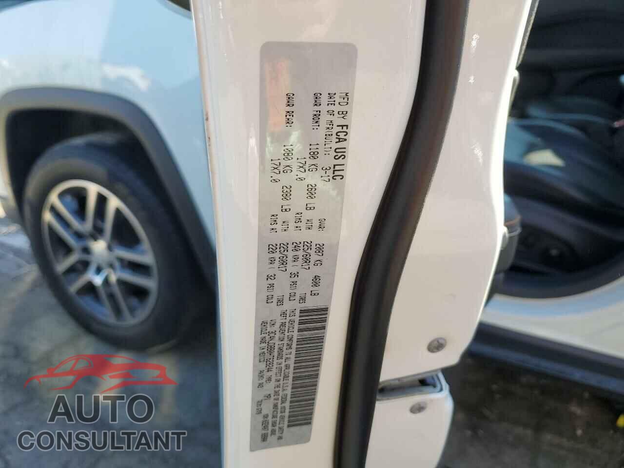 JEEP COMPASS 2017 - 3C4NJDBB0HT628244