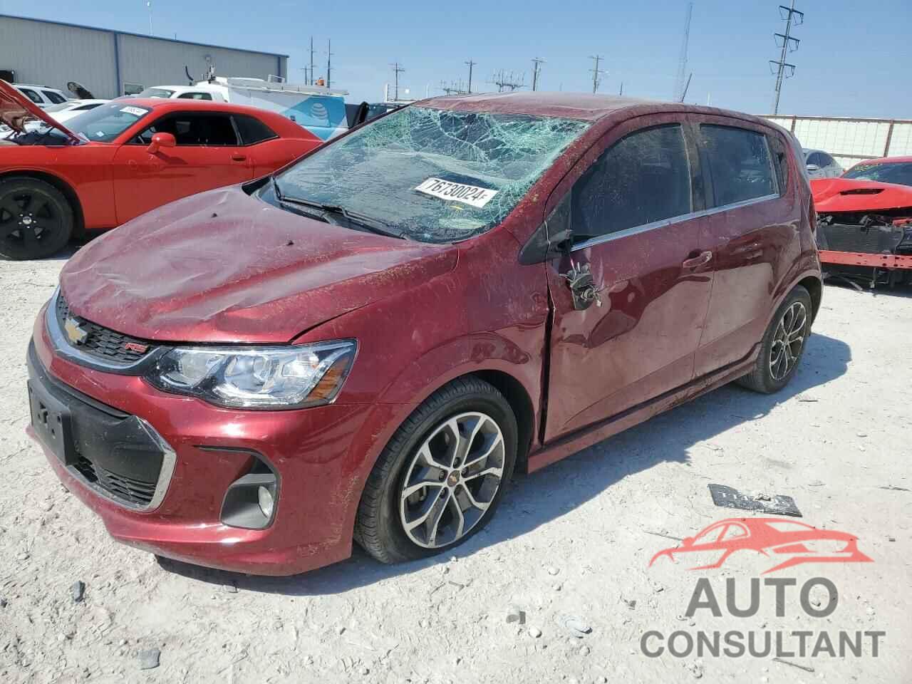 CHEVROLET SONIC 2017 - 1G1JD6SB9H4109791