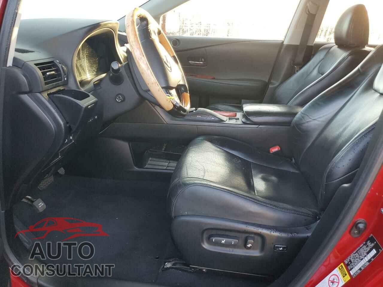 LEXUS RX350 2010 - 2T2BK1BA0AC038362