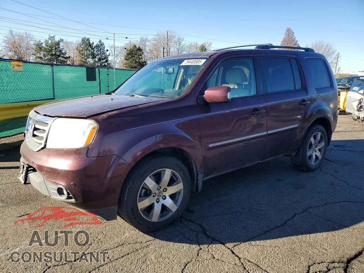 HONDA PILOT 2013 - 5FNYF4H92DB072563
