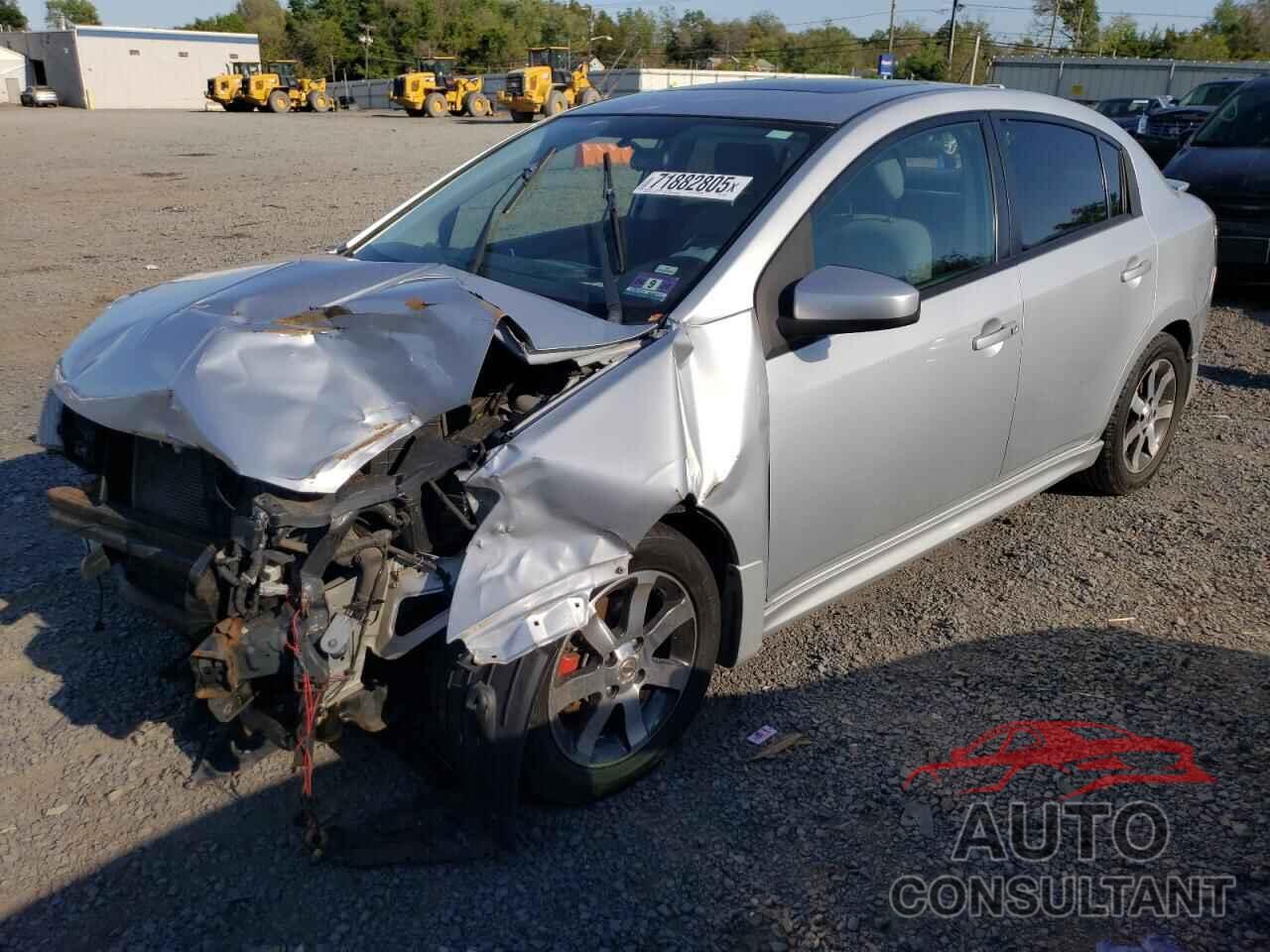 NISSAN SENTRA 2012 - 3N1AB6APXCL629501