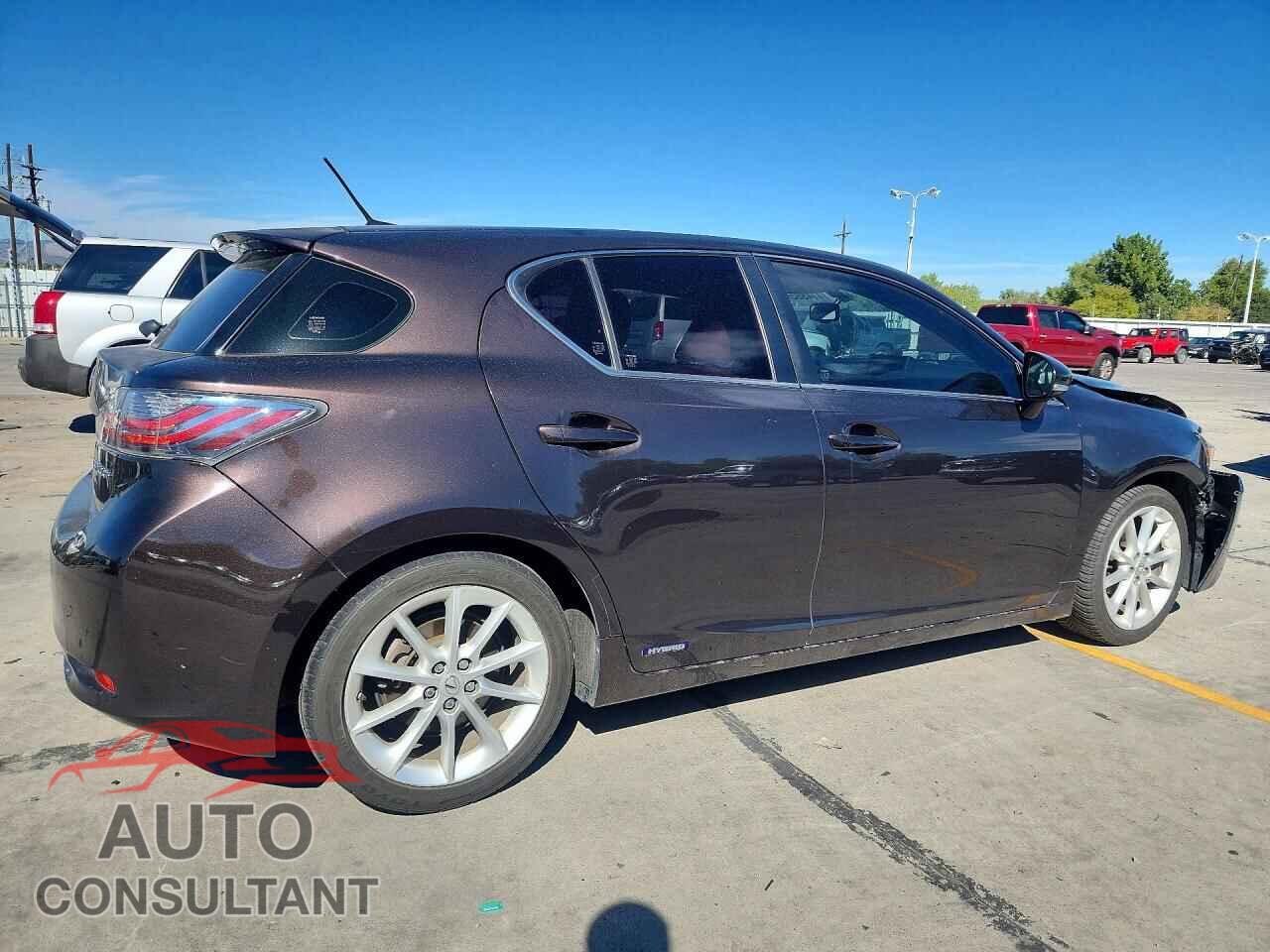 LEXUS CT 200 2012 - JTHKD5BH3C2117379