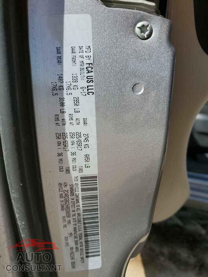 DODGE CARAVAN 2017 - 2C4RDGBG2HR830690