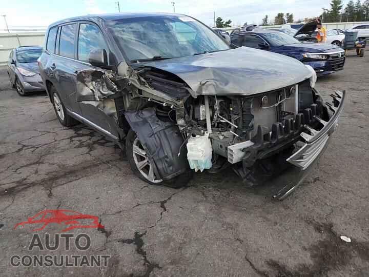 TOYOTA HIGHLANDER 2012 - 5TDBK3EH3CS097246