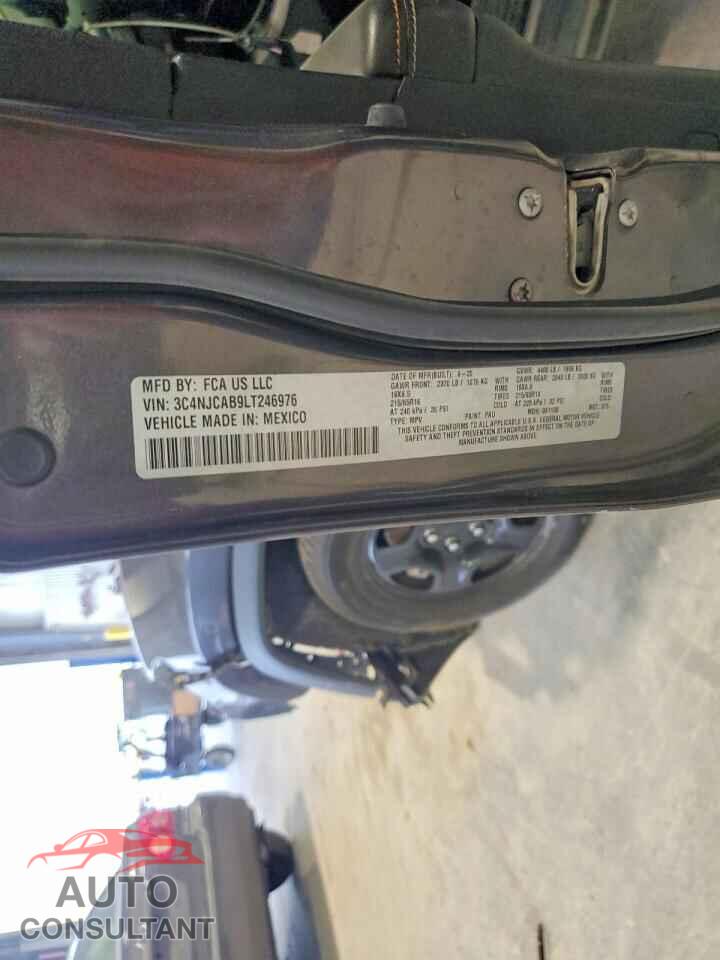 JEEP COMPASS 2020 - 3C4NJCAB9LT246976