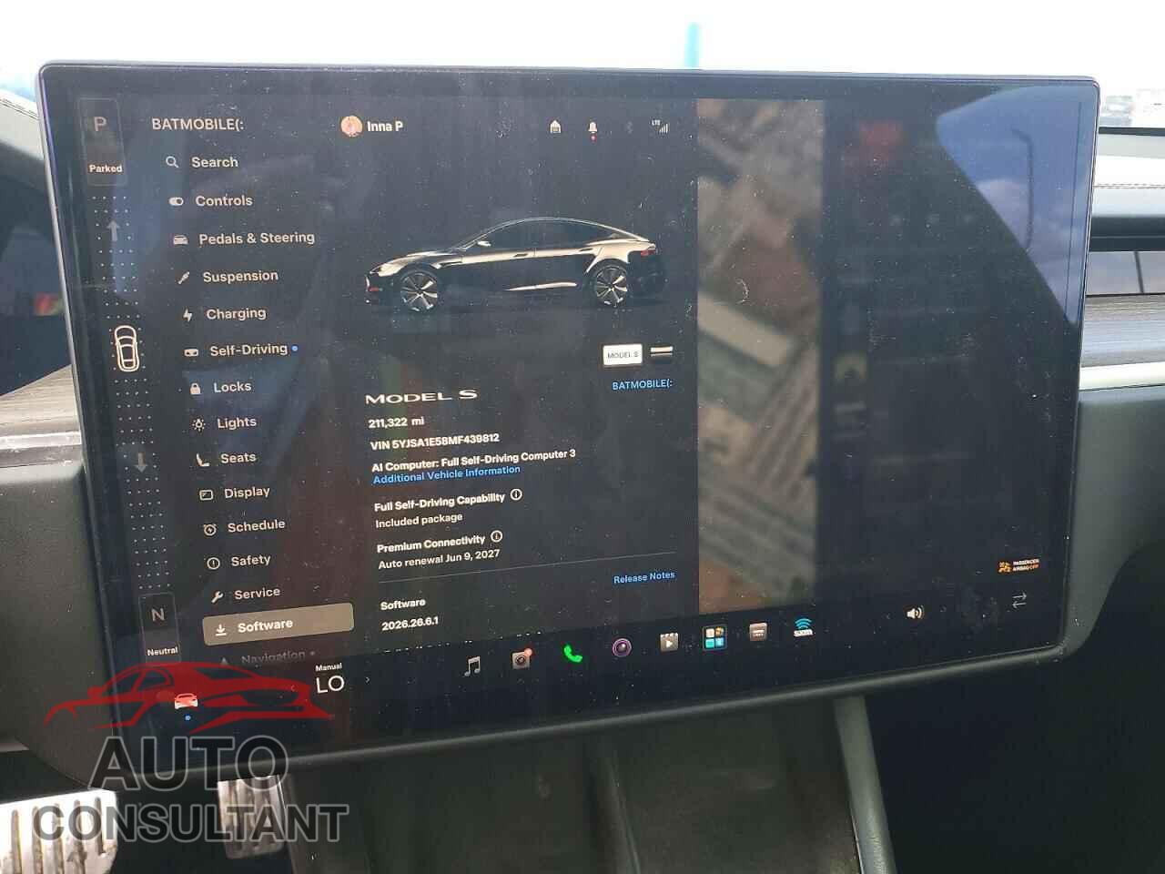 TESLA MODEL S 2021 - 5YJSA1E58MF439812