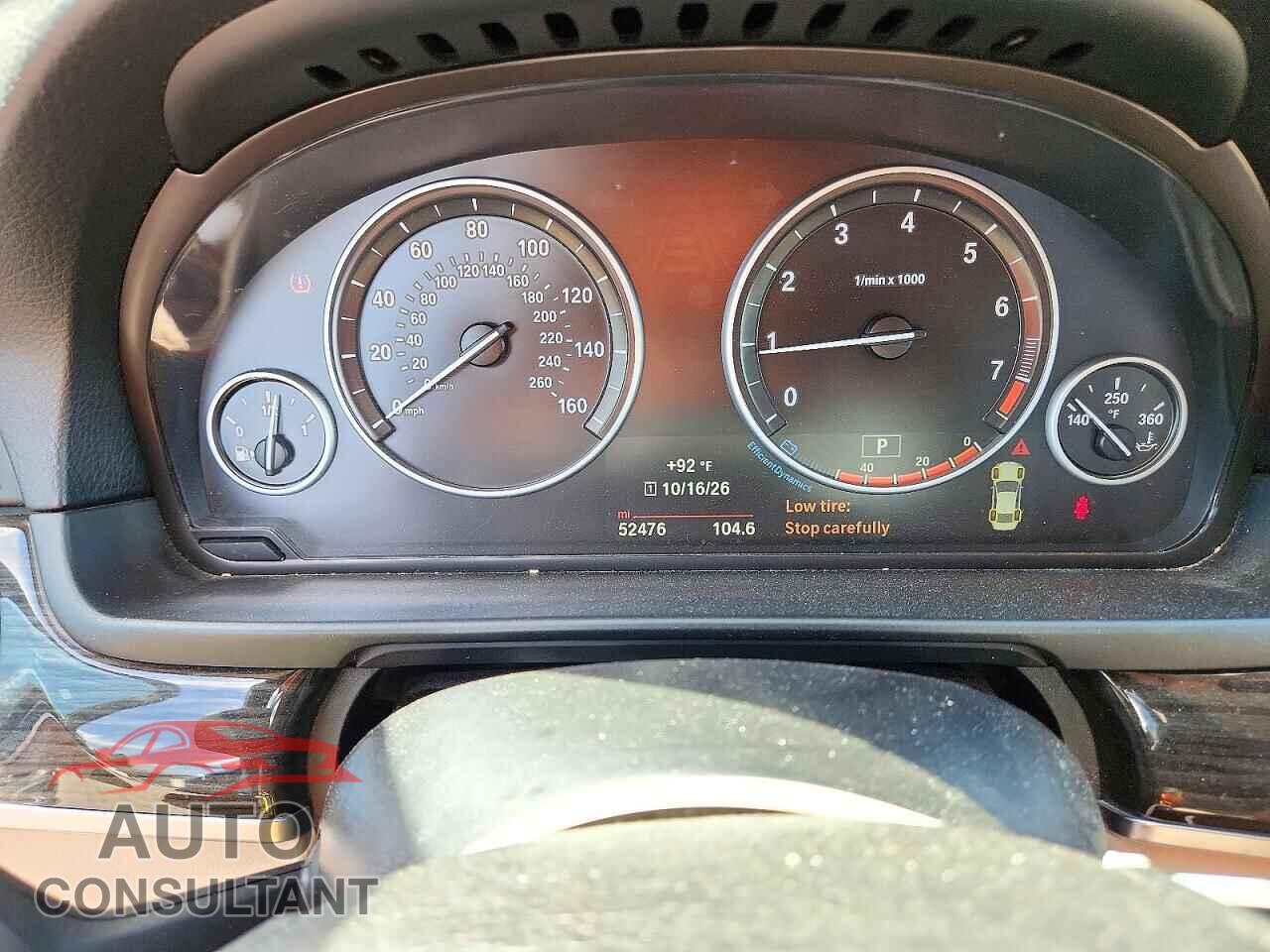 BMW 5 SERIES 2015 - WBA5A5C52FD524675