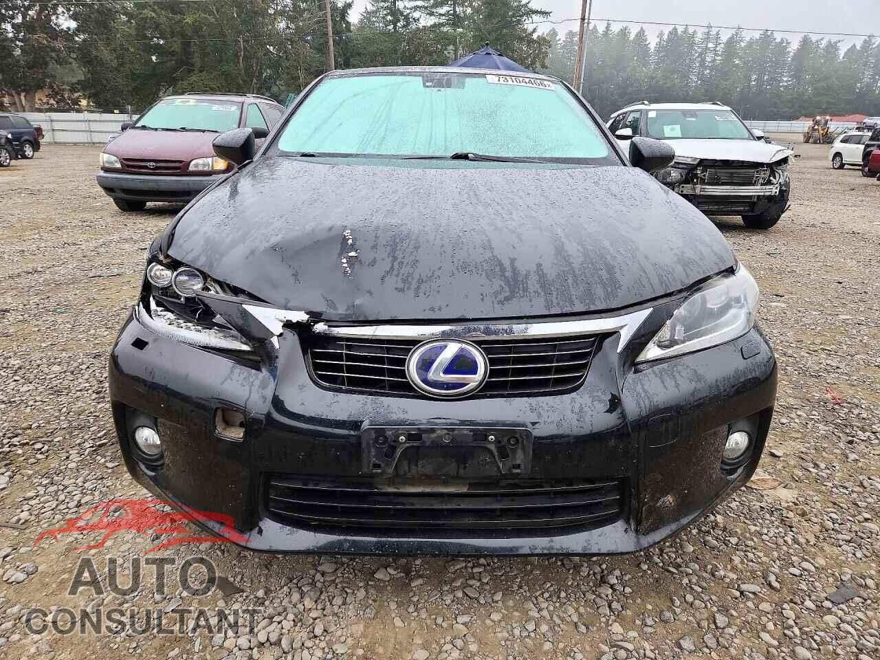LEXUS CT 200 2012 - JTHKD5BH9C2109187