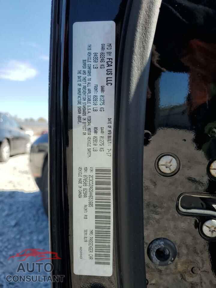DODGE CHALLENGER 2017 - 2C3CDZAG5HH651685