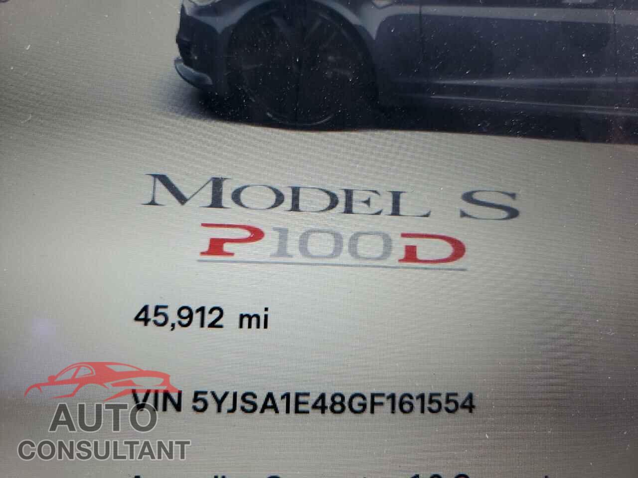 TESLA MODEL S 2016 - 5YJSA1E48GF161554
