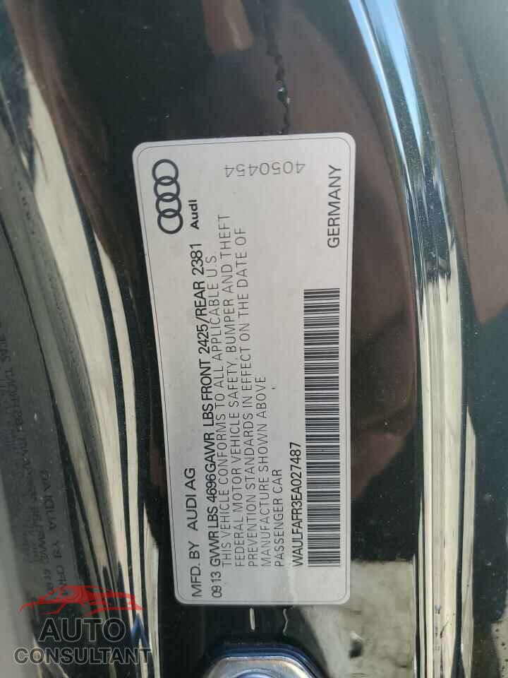 AUDI A5 2014 - WAULFAFR3EA027487