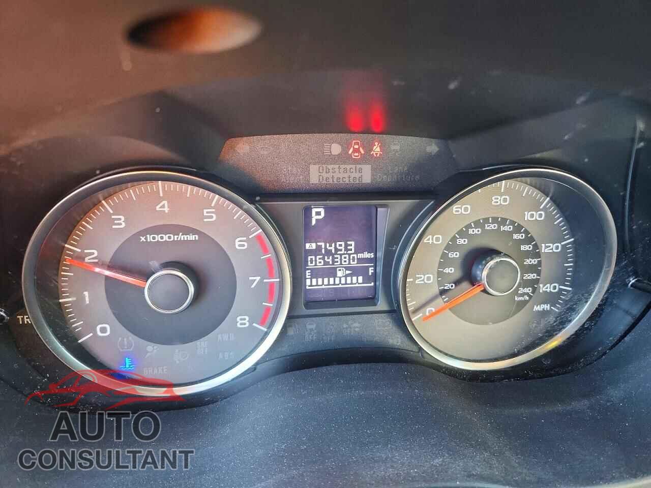 SUBARU FORESTER 2016 - JF2SJAGC7GH465545