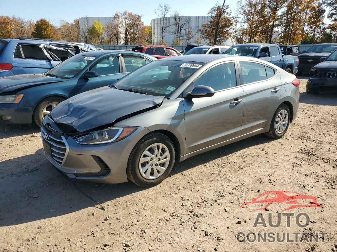 HYUNDAI ELANTRA 2017 - KMHD74LF7HU406376