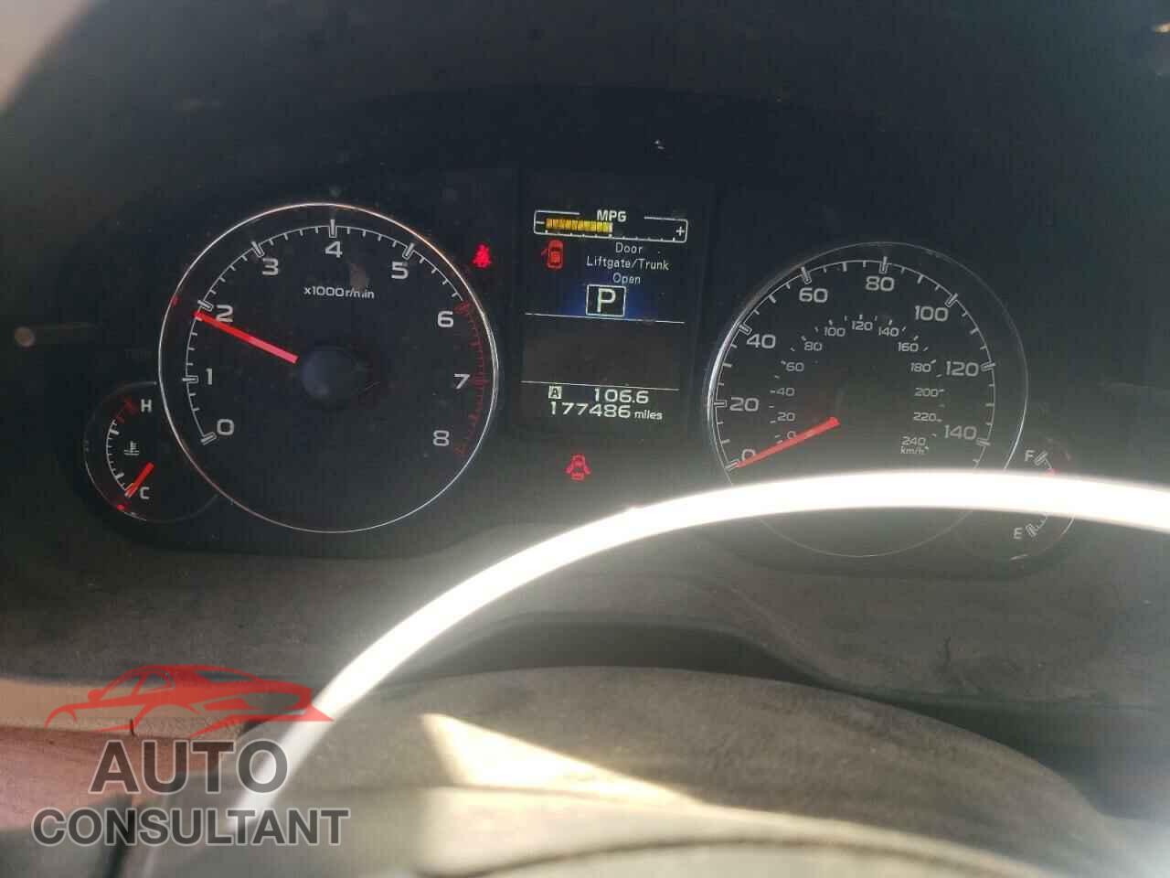 SUBARU OUTBACK 2013 - 4S4BRCKC8D3288289