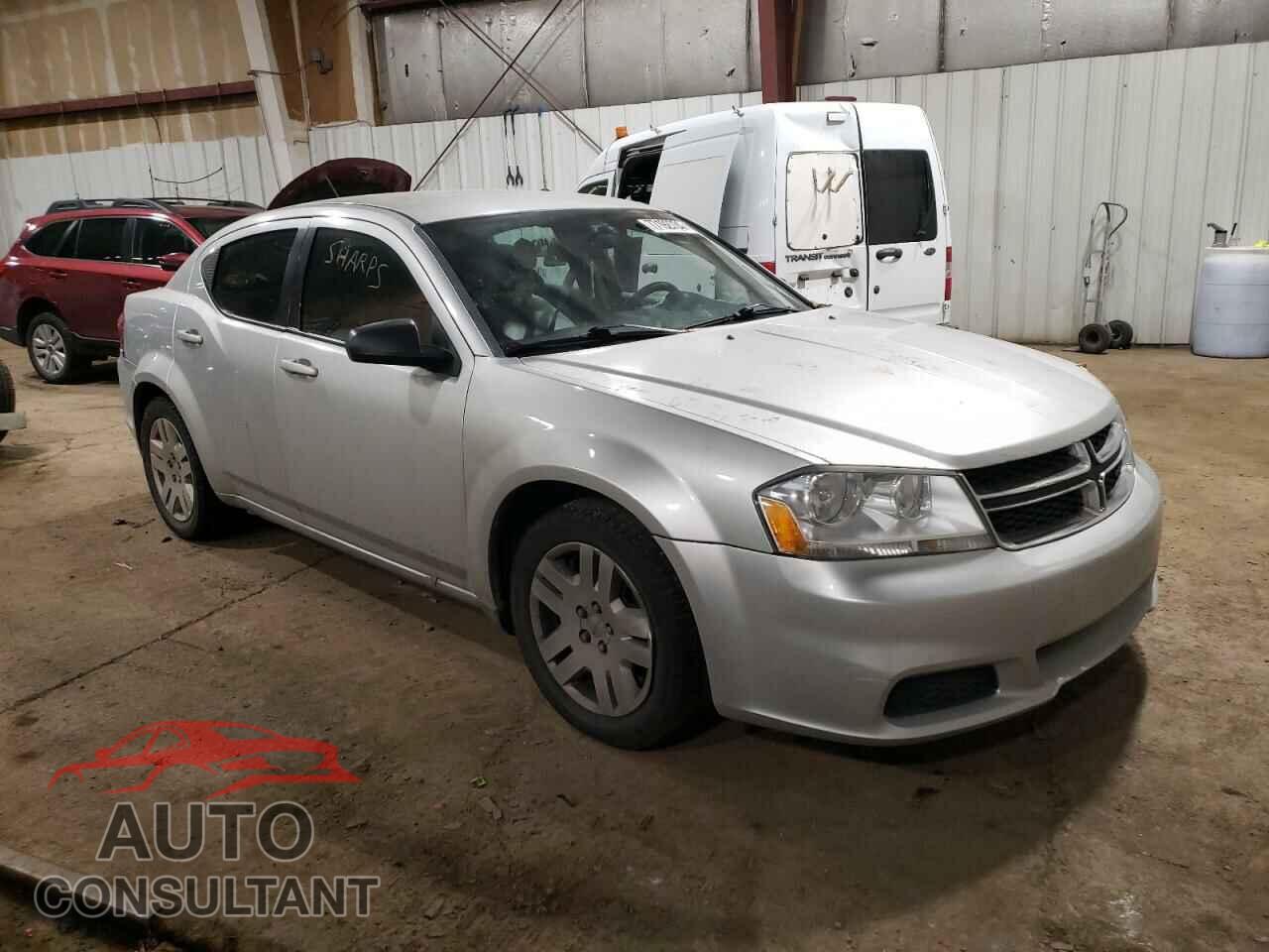 DODGE AVENGER 2012 - 1C3CDZAB6CN219966